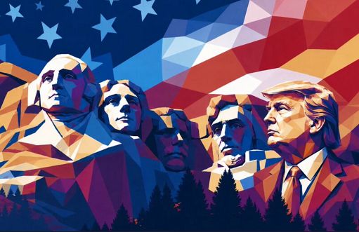 Trump pubblica immagine col suo busto scolpito sul monte Rushmore