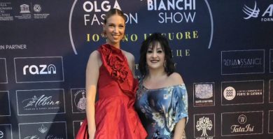 Rosa Platania protagonista all’“Olga Bianchi Fashion Show” nel cuore UNESCO di Piazza Armerina