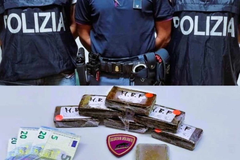 Caltanissetta, 620 grammi di hashish nascosti in casa: ventenne arrestato