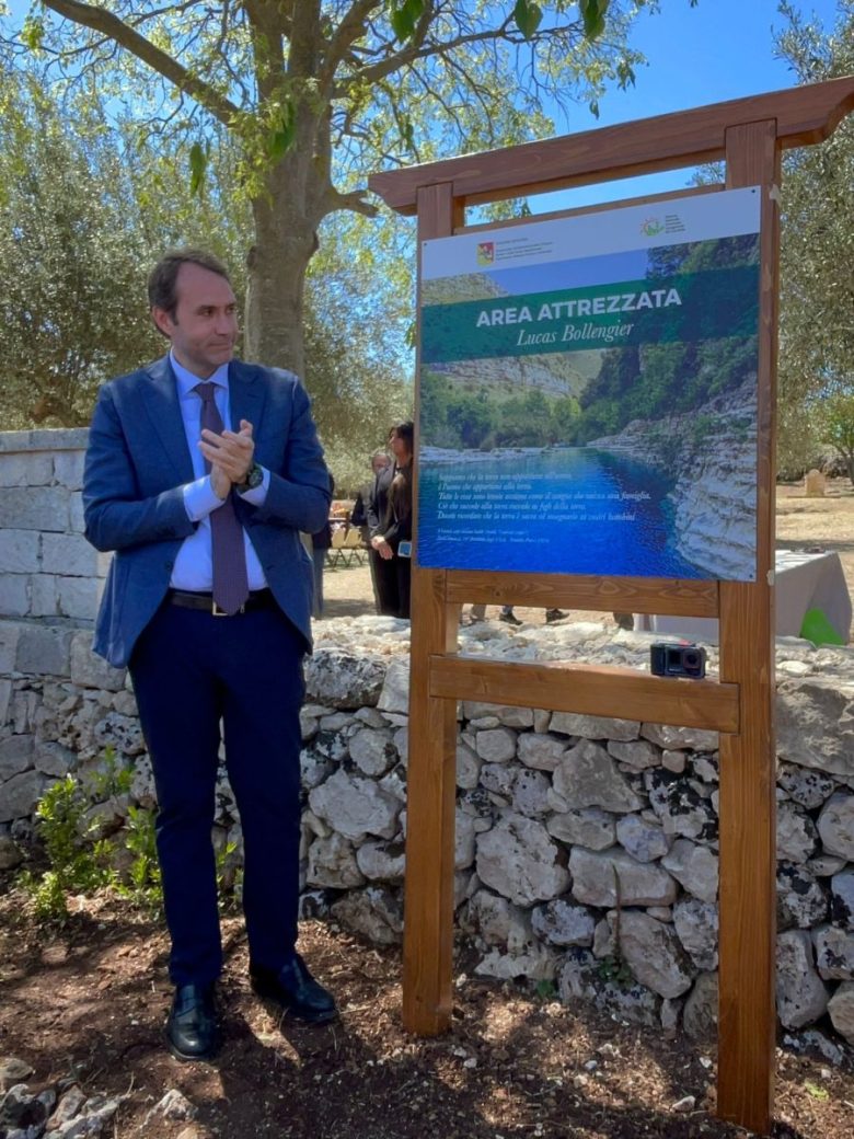 Riserva Cavagrande, inaugurata l’area attrezzata “Lucas Bollengier”
