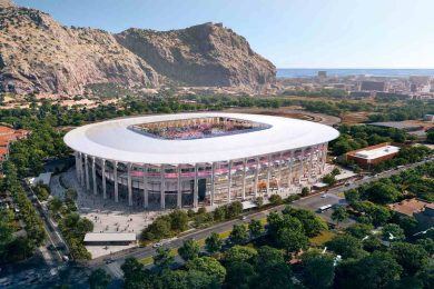 Riqualificazione dello stadio Barbera, il Palermo presenta la documentazione alla Regione. Si punta a Euro 2032