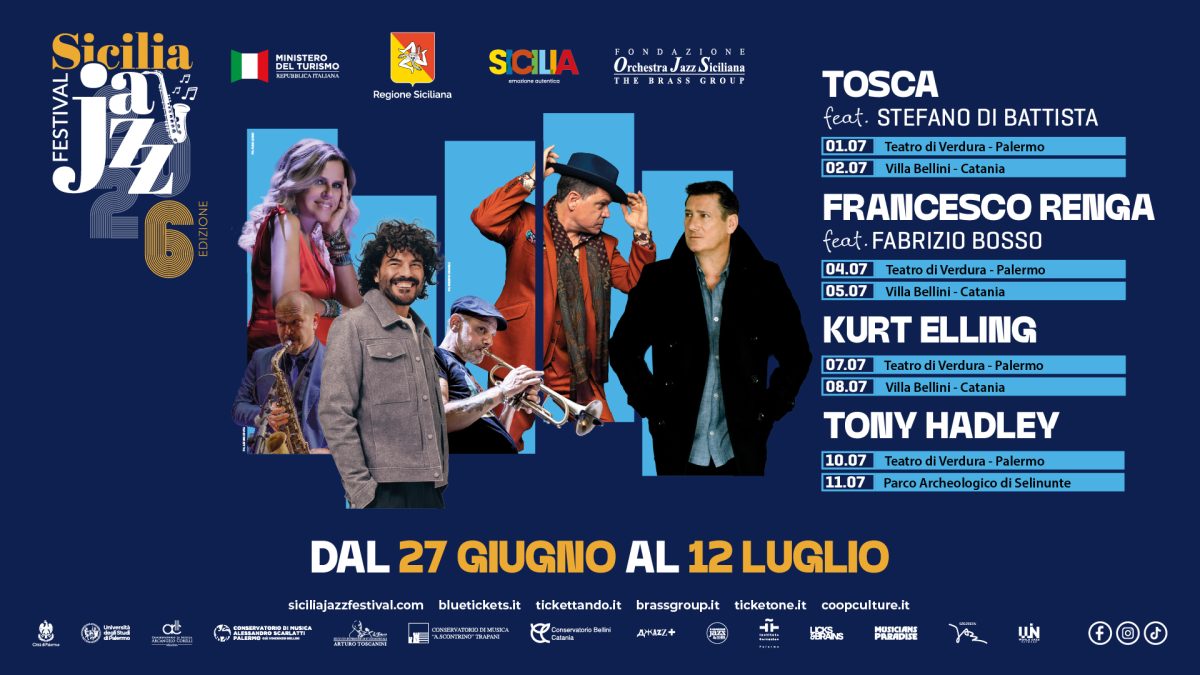 Sicilia Jazz Festival 2026: l’unico festival al mondo delle produzioni orchestrali che trasforma la Sicilia in un palcoscenico internazionale Sicilia Jazz Festival 2026: l’unico festival al mondo delle produzioni orchestrali che trasforma la Sicilia in un palcoscenico internazionale