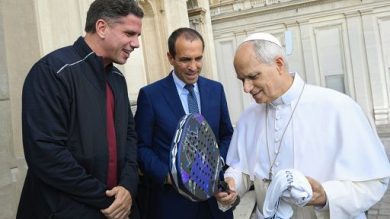 Padel, Italy Major: Luigi Carraro e Paquito Navarro ricevuti dal Papa