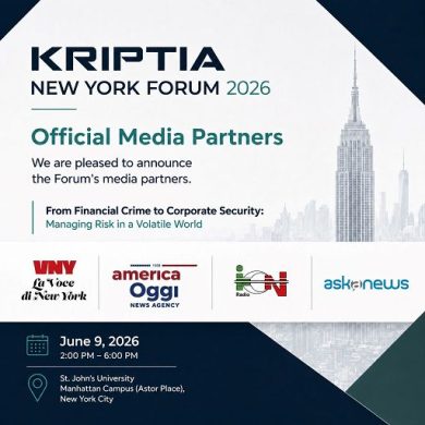 Kriptia New York Forum 2026, focus sulla sicurezza aziendale