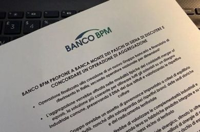 Banche, Bpm propone a Mps trattative per aggregazione