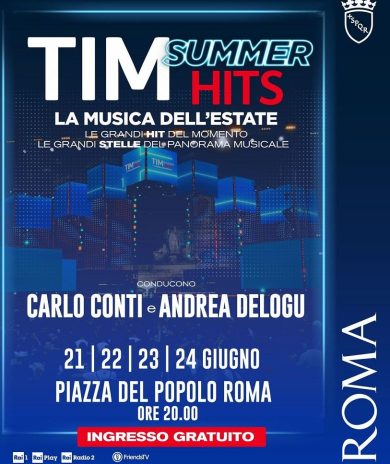 TIM Summer Hits apre l’estate in musica, 4 serate a Roma