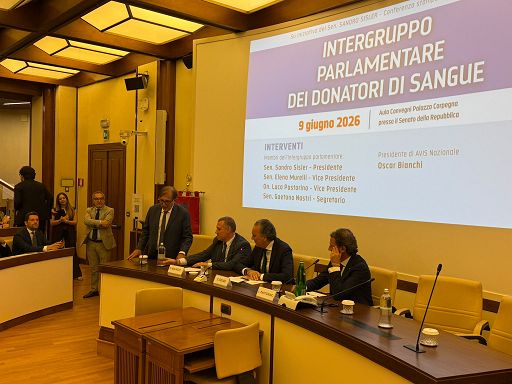 Salute, nasce l’intergruppo parlamentare dei donatori di sangue