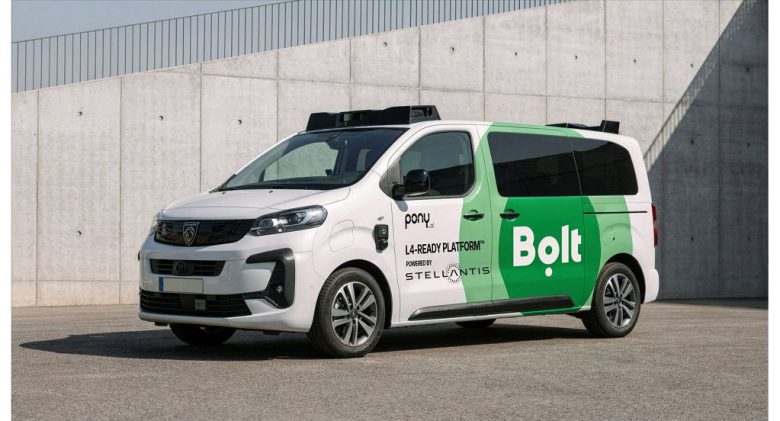 Stellantis con Bolt e Pony.ai testa guida autonoma in Lussemburgo