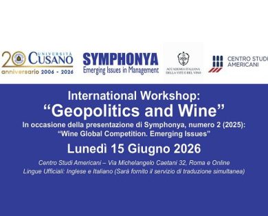 AIVV: il 15 giugno a Roma un workshop dedicato a geopolitica e vino