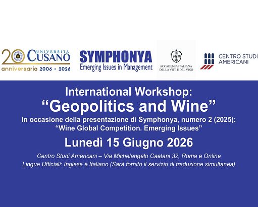 AIVV: il 15 giugno a Roma un workshop dedicato a geopolitica e vino AIVV: il 15 giugno a Roma un workshop dedicato a geopolitica e vino