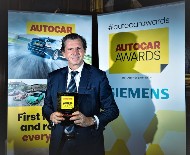 Fiat: Olivier Francois premiato agli Autocar Awards