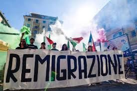 Remigrazione,a Roma sfila il corteo delle destre estreme: “immigrati via a calci”
