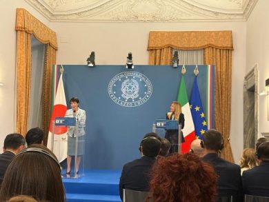 Italia-Giappone, Meloni: io e Takaichi donne, raggiunti obiettivi prefissati