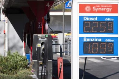 Carburanti, Mimit: proseguono cali, verde 1,829 euro-lt, diesel 1,922