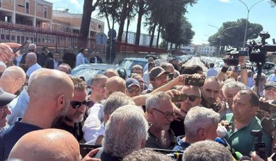 Alemanno è uscito dal carcere di Rebibbia