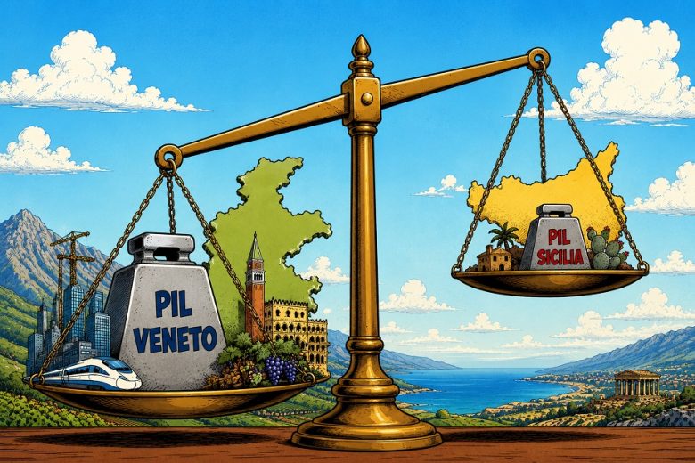 Pil Sicilia, oltre vent’anni di promesse infrante: il gap col Veneto è cresciuto fino a 78 miliardi