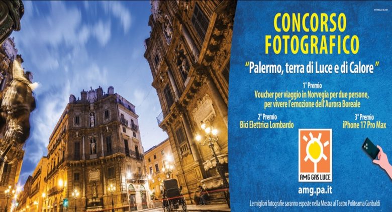 La luce di Palermo in uno scatto, Amg Gas lancia il suo primo concorso di fotografia