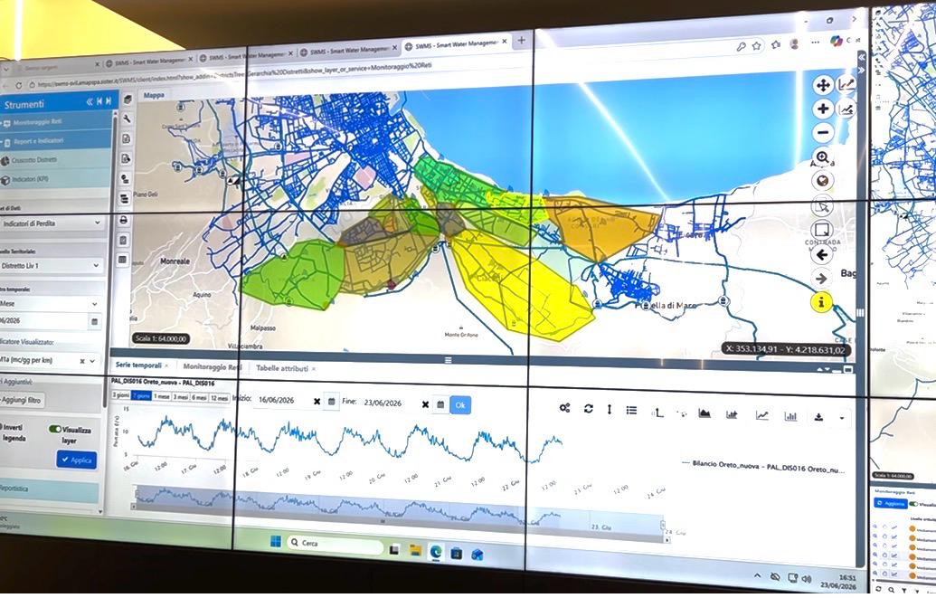 Palermo, ecco l’ultratecnologica Control Room Amap: “Come un cervello digitale, monitorerà tutta la rete idrica” Palermo, ecco l’ultratecnologica Control Room Amap: “Come un cervello digitale, monitorerà tutta la rete idrica”