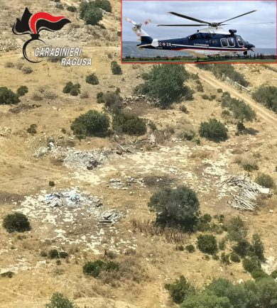 Ragusa, 80 mila metri trasformati in discarica abusiva: denunciato per abbandono e deposito incontrollato di rifiuti