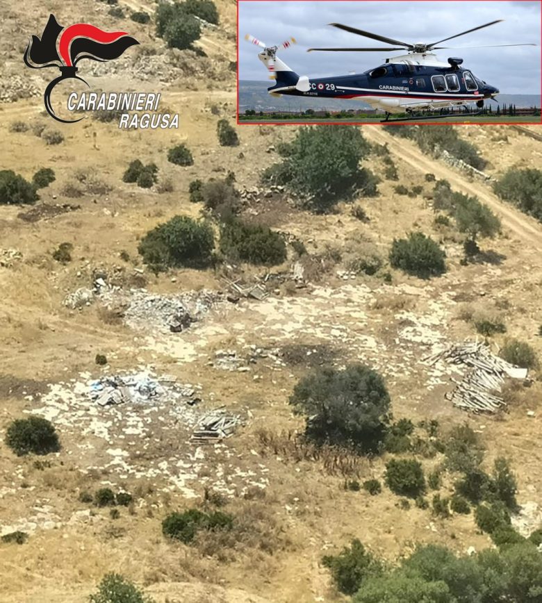 Ragusa, 80 mila metri trasformati in discarica abusiva: denunciato per abbandono e deposito incontrollato di rifiuti