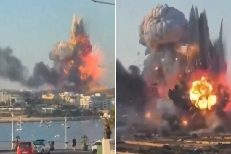 VIDEO | Tremenda esplosione distrugge una fabbrica di fuochi d’artificio a Malta: le immagini