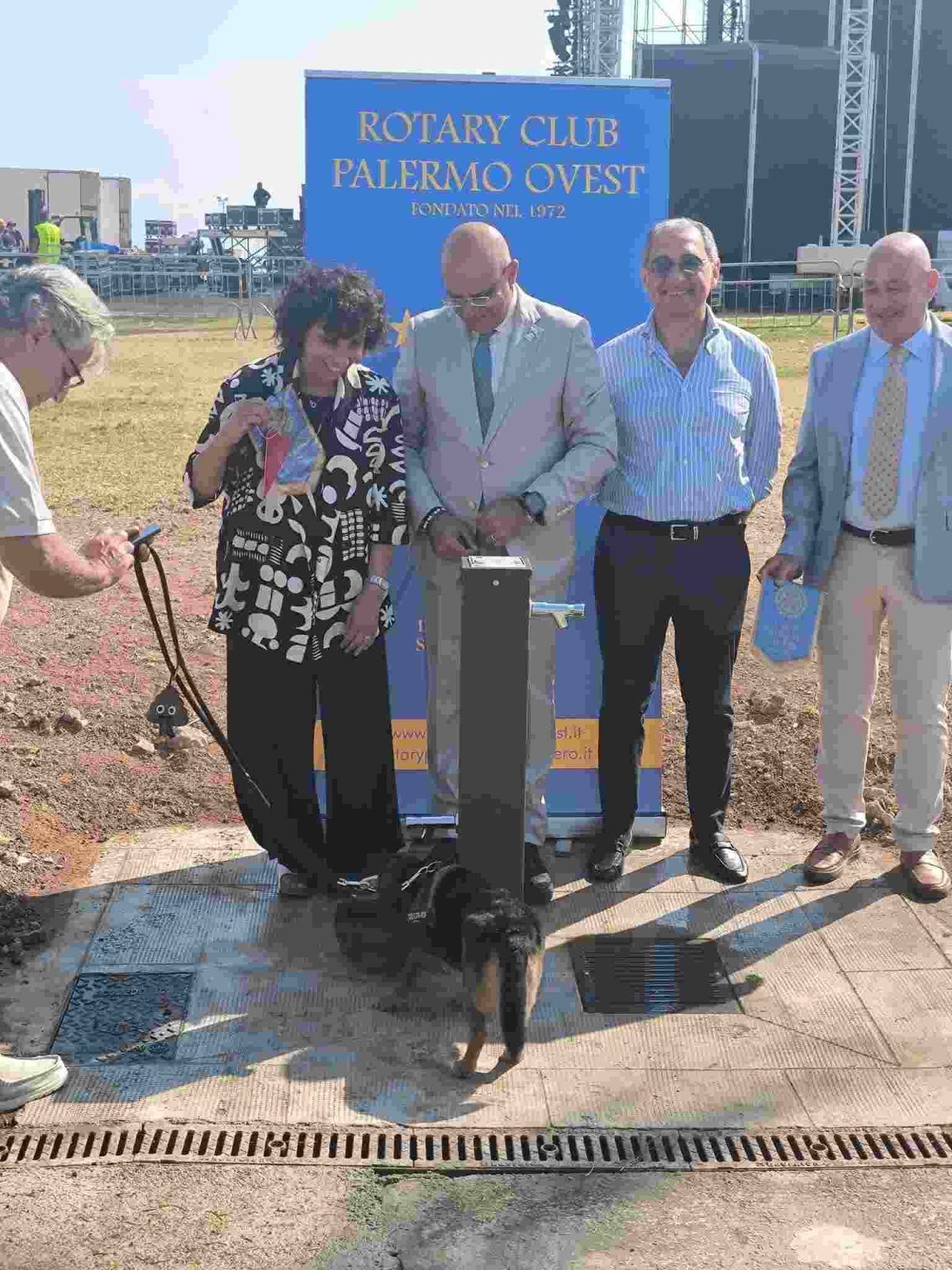 Palermo, inaugurata al Foro Italico la prima fontanella per persone e animali