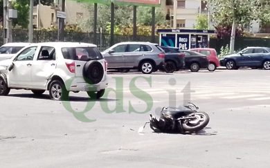 Palermo, incidente auto-scooter: giovane di 17 anni in codice rosso