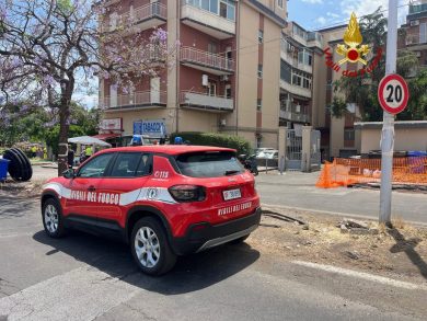Fuga gas a Catania, l’intervento dei Vigili del Fuoco: disagi al traffico in città