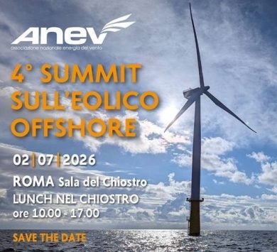 Anev presenta il quarto summit italiano sull’eolico offshore