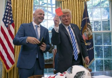 Calcio, Trump conferma: “Ho parlato con Infantino di Balogun”