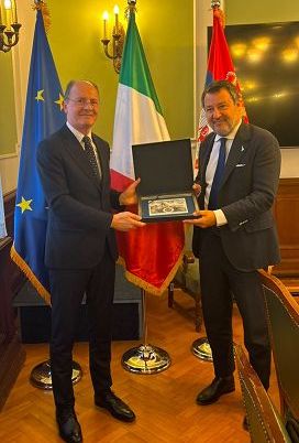 Salvini in Serbia, incontro con Palalic: “Solide relazioni bilaterali”
