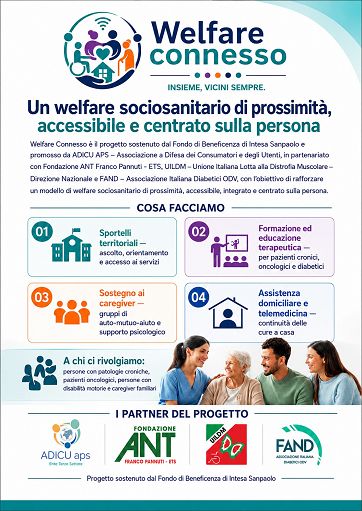 Welfare Connesso, dal 22 luglio al via sportelli assistenza e orientamento