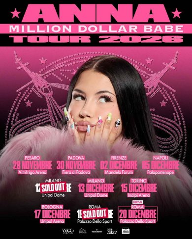 Anna raddoppia le date dei live a Milano e Roma dopo i sold out