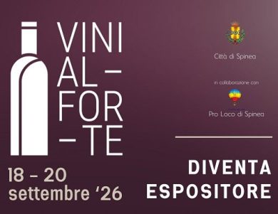”Vini al Forte” esordisce a Spinea dal 18 al 20 settembre