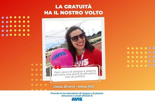 AVIS lancia la campagna nazionale “La gratuità ha il nostro volto”
