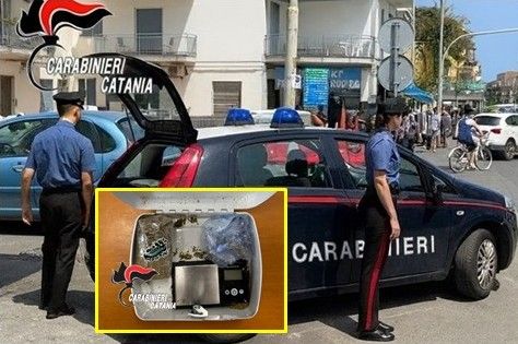 Droga nascosta in casa: denunciato 60enne nel Catanese