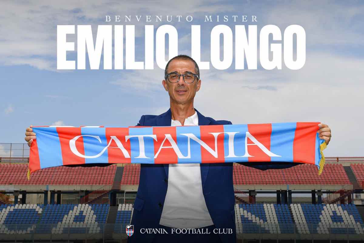 Catania, ufficiale: il nuovo allenatore è Emilio Longo