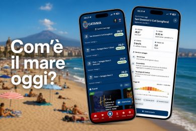 “Com’è il mare oggi?”, ora risponde l’app del Comune di Catania: una nuova sezione dedicata al litorale cittadino