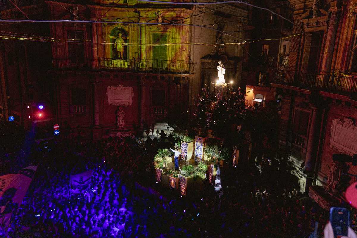 Il Festino di Santa Rosalia a Palermo, quasi 400mila persone per la Santuzza