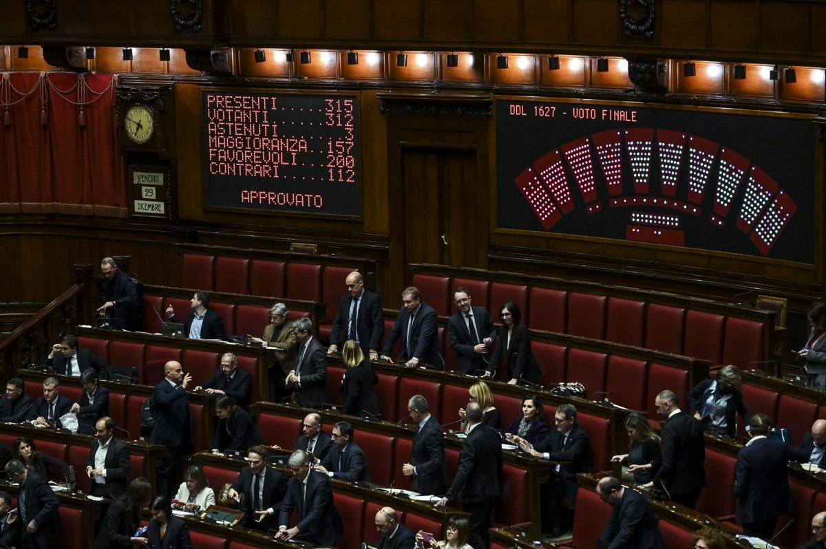 Un Parlamento serio approva leggi serie