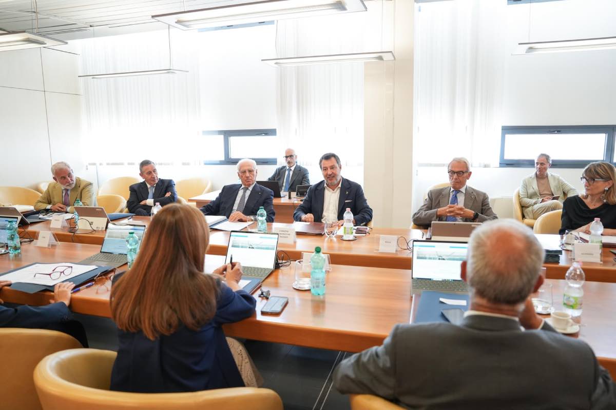Ponte sullo Stretto di Messina, Salvini presente al CdA della società: “L’opera darà vita ad un sistema di trasporti sostenibile”