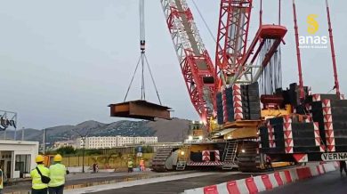 VIDEO | Raddoppio Ponte Corleone a Palermo, completato il varo dell’ultimo concio