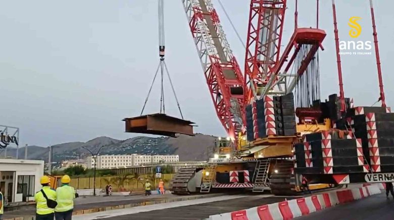 VIDEO | Raddoppio Ponte Corleone a Palermo, completato il varo dell’ultimo concio