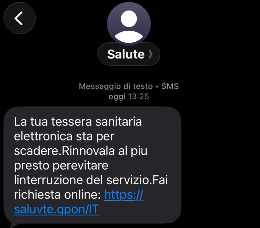 Truffa sul rinnovo della tessera sanitaria, il ministero della Salute: “Non cliccate sul link”