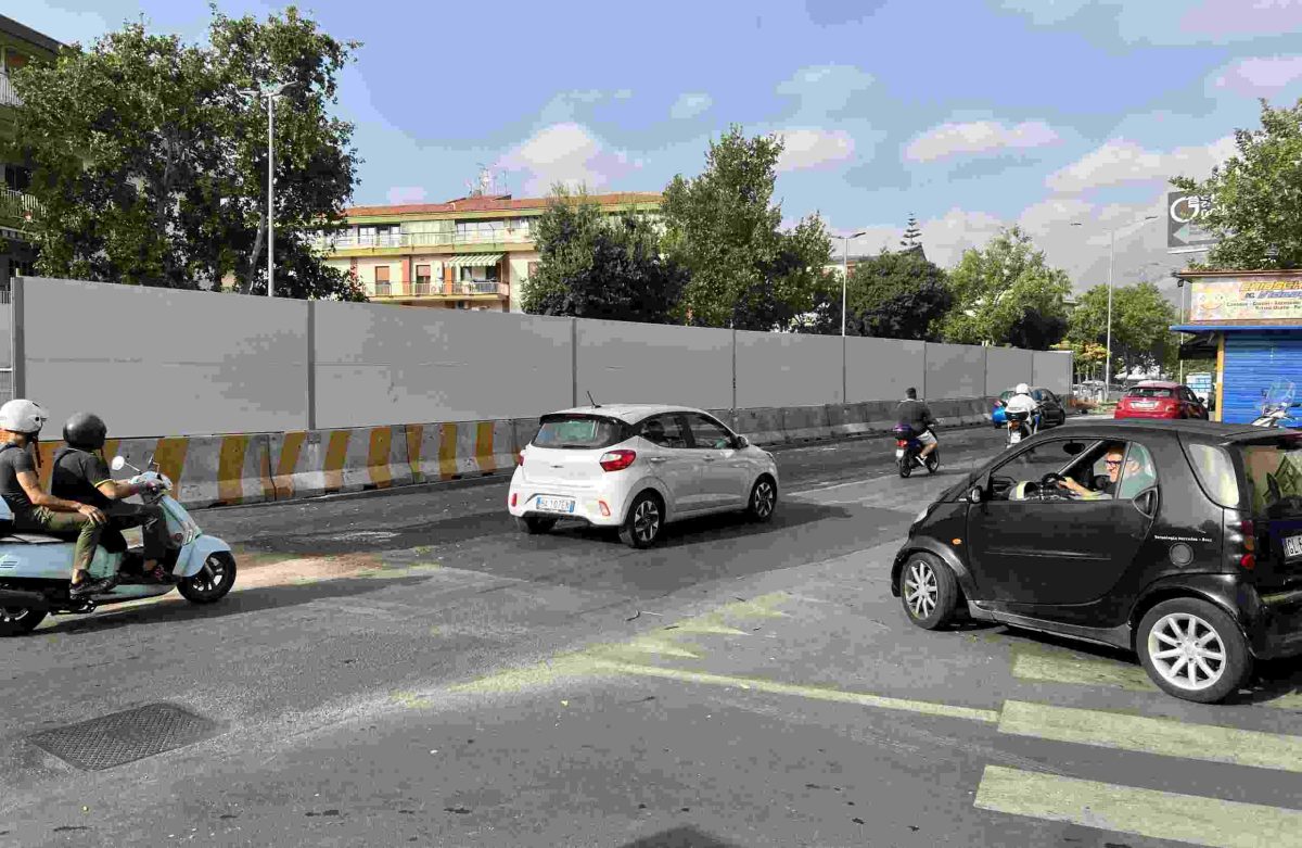 Palermo, pronto lo sfioratore: tratto di viale Michelangelo riapre al traffico