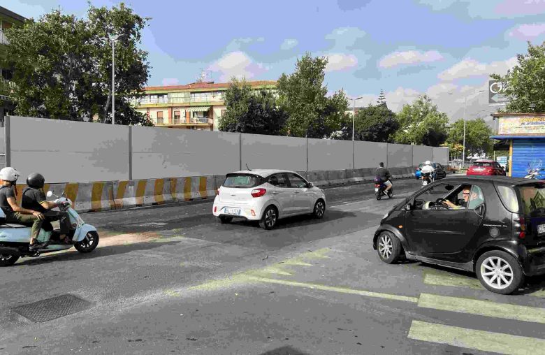 Palermo, pronto lo sfioratore: tratto di viale Michelangelo riapre al traffico