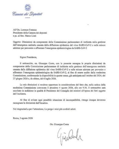 Covid, Conte si dimette dalla commissione: “domani spazzerò via il fango”