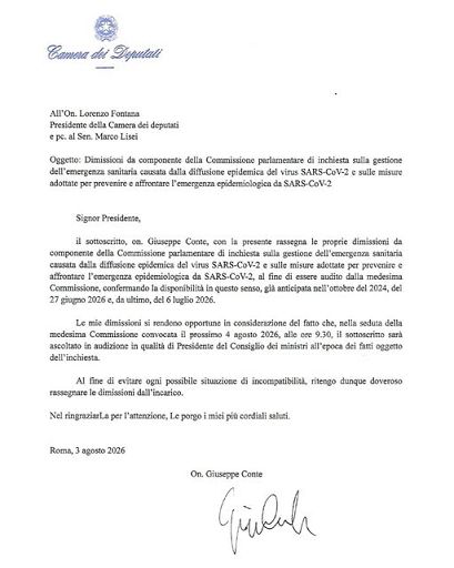 Covid, Conte si dimette dalla commissione: “domani spazzerò via il fango”