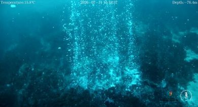 Ingv: a Panarea scoperti camini idrotermali e un grande cratere sottomarino