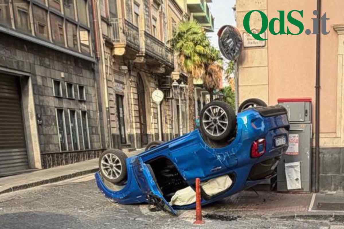 Grave incidente a Misterbianco, coinvolte due auto: diversi i feriti